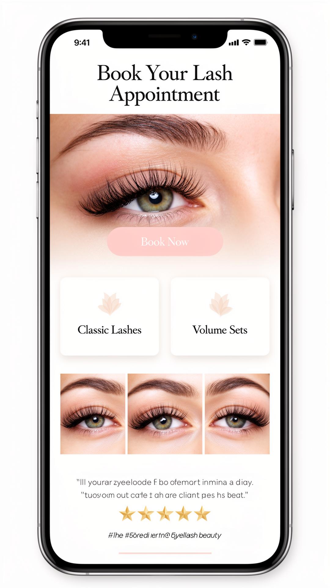 Lash Tech mobile preview