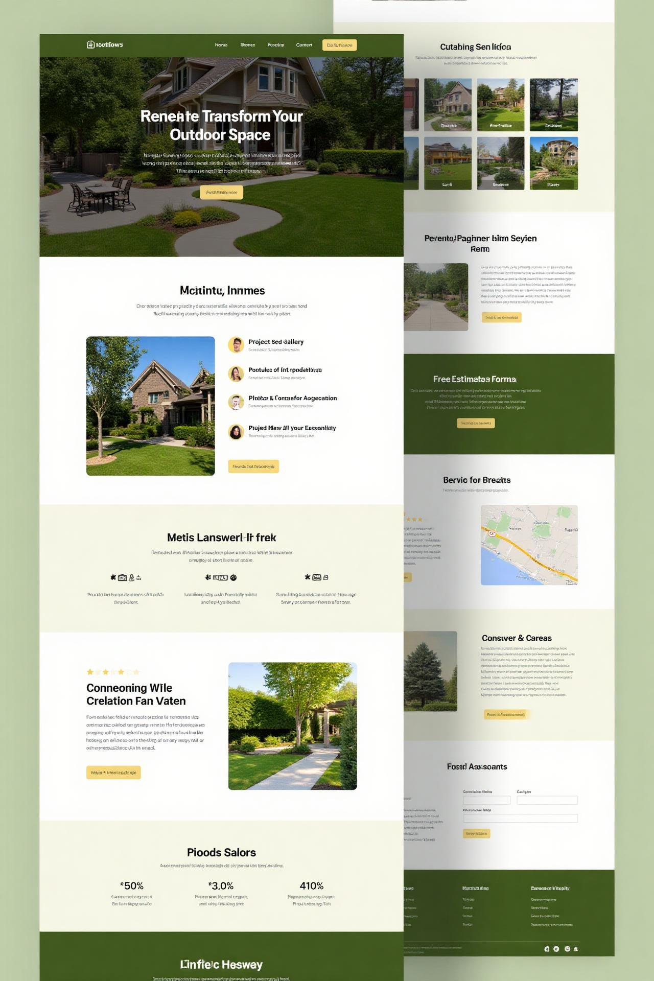 Landscaping website example