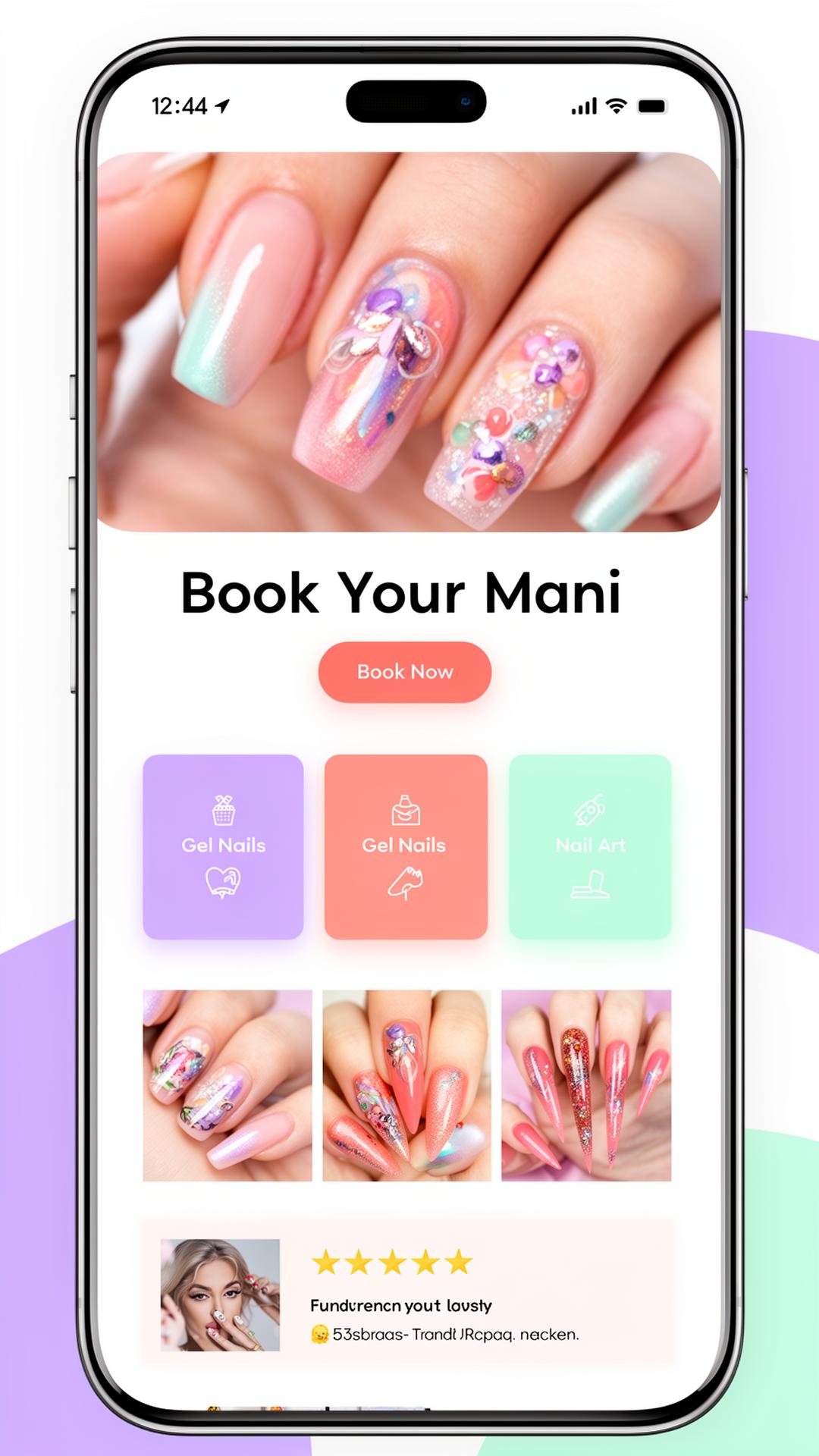Nail Salon mobile preview